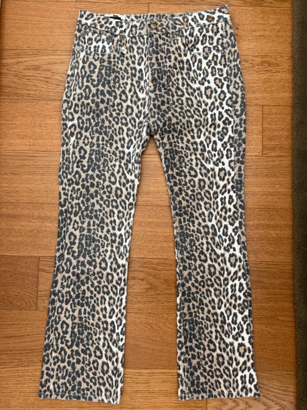 R13 Leopard Jeans (Size 26)